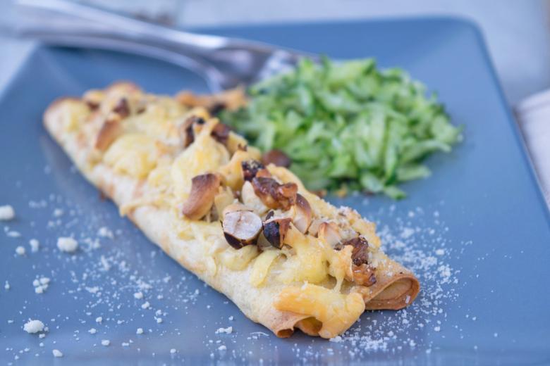 Nussomelett überbacken