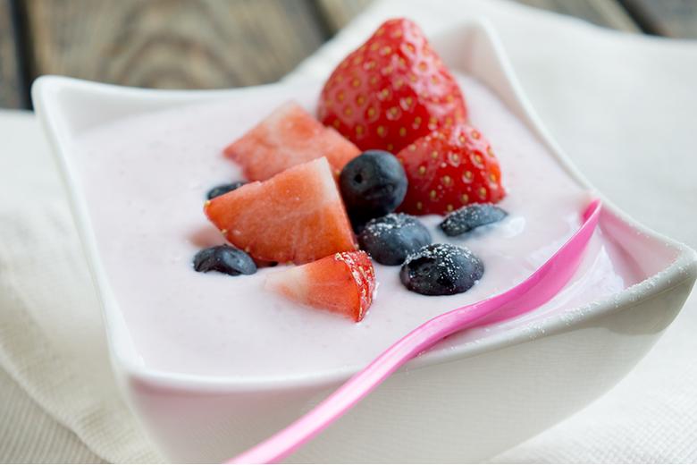 Tofu-Waldbeeren-Creme