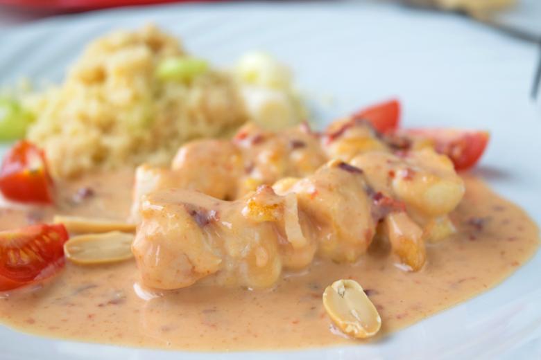 Erdnuss-Curry-Sauce
