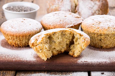 Zitronen-Chia-Muffins
