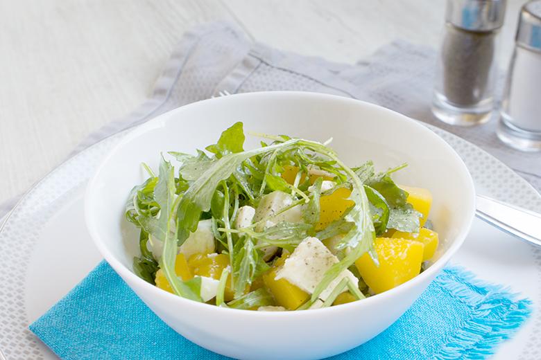 Mango-Rucola-Salat