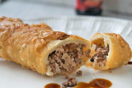 Hackfleisch-Frühlingsrollen