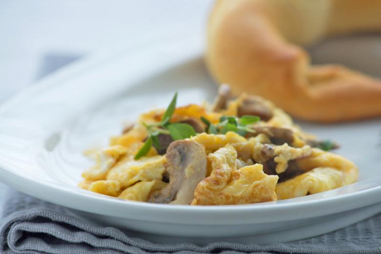 Champignon-Rührei