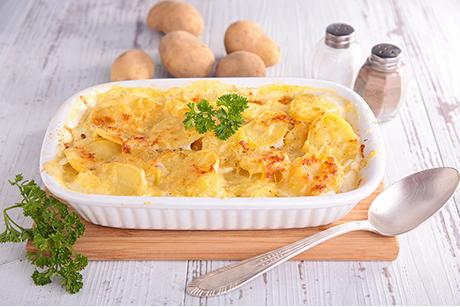 Kartoffelgratin mit Kohlrabi