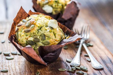 Kürbiskernmuffins