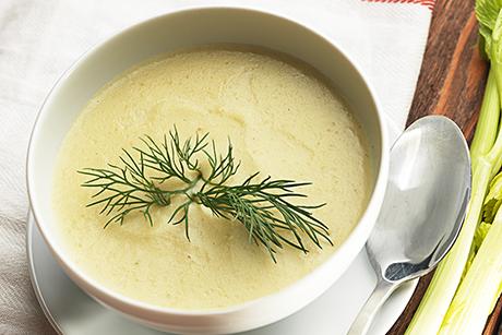 Würzige Selleriesuppe