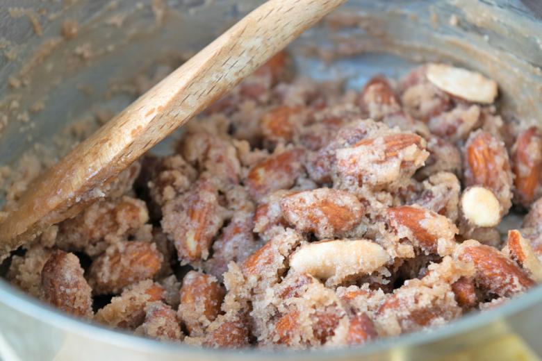 Gebrannte Mandeln in Zuckerguss