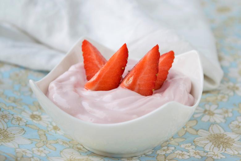 Schnelle Erdbeercreme