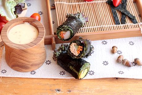 Veganes Rohkost Sushi