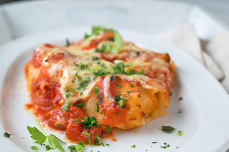 Frischkäse-Cannelloni