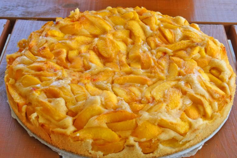 Pfirsich-Streuselkuchen