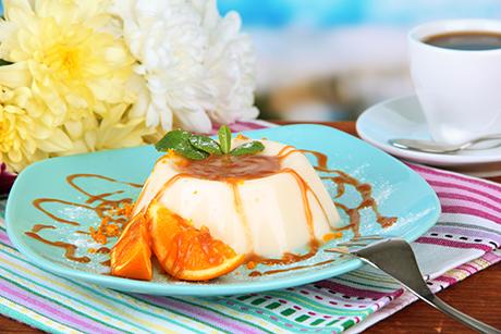 Panna Cotta mit Brandkaramell