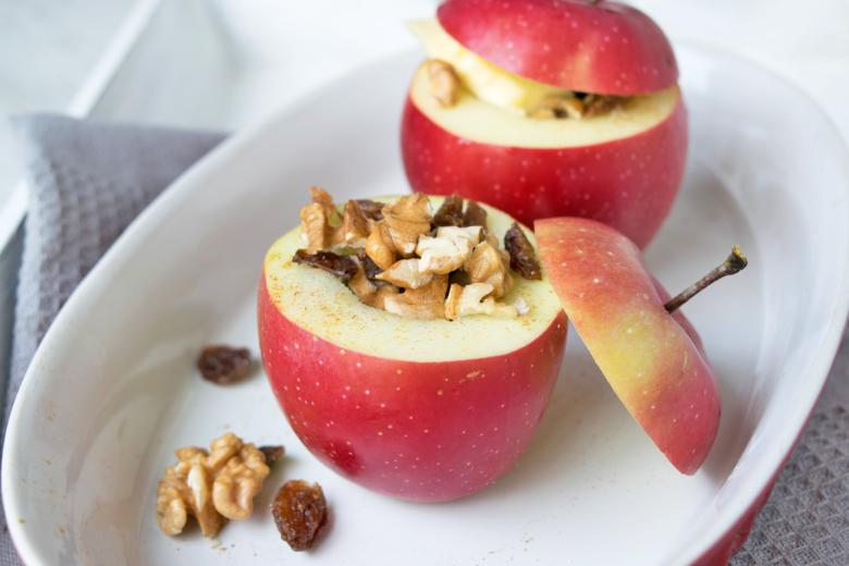 Winterlicher Bratapfel