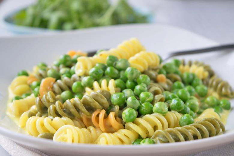 Fusilli-Safranerbsen