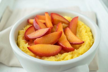 Orangen-Zwetschgen-Griess
