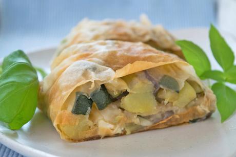 Auberginenstrudel