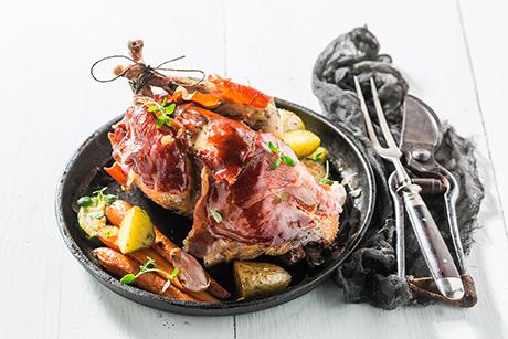 Fasanenbrust an herbstlicher Sauce