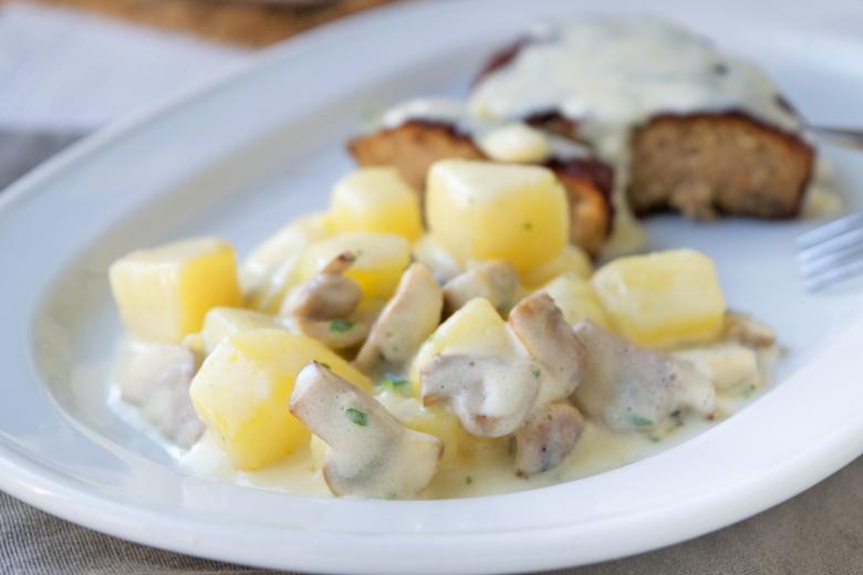 Kartoffel-Champignon-Pfanne