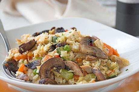 Pilz-Gemüse-Paella