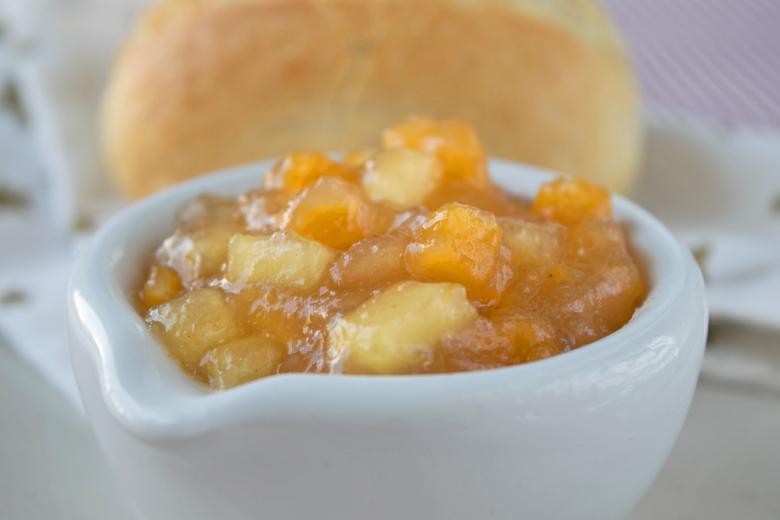 Kürbis-Apfel-Konfitüre