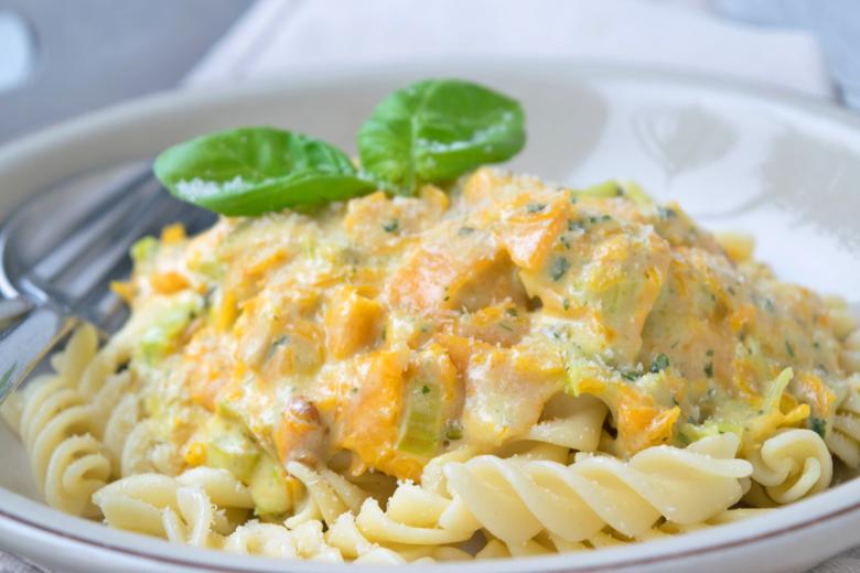 Kürbis-Käse-Sauce