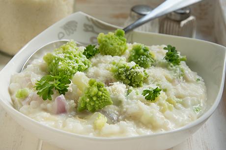 Zitronen-Romanesco-Risotto
