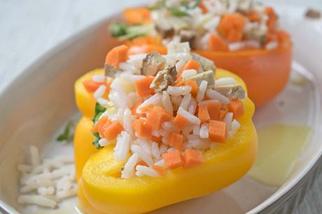 Gefüllte Tofu-Peperoni