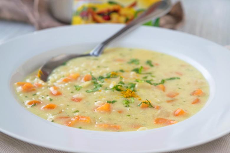 Cremige Erbsensuppe - Rezept