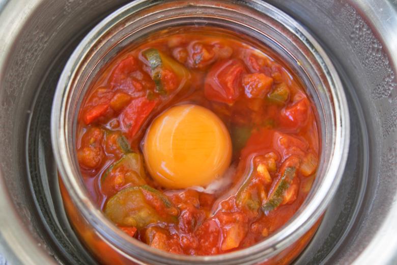 Shakshuka in Einmachgläser