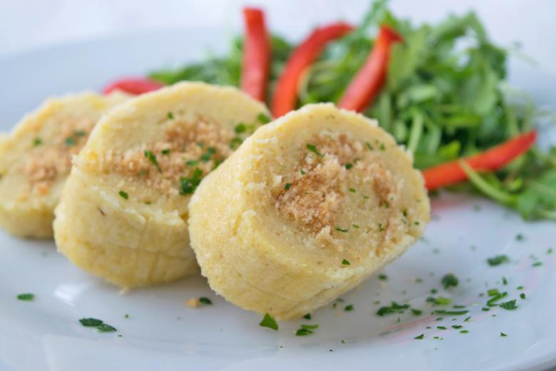 Kartoffel-Paniermehl-Knödel