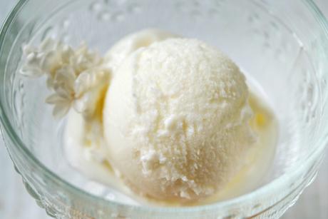 Kokosnuss-Limonen-Sorbet