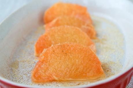 Gegrillte Grapefruit
