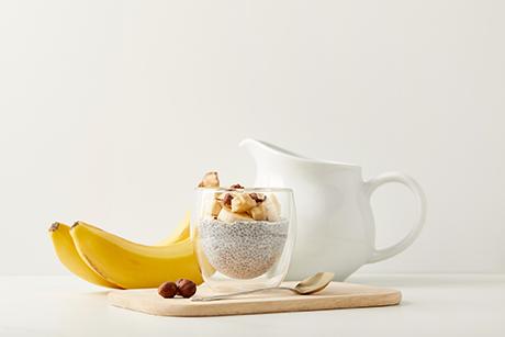 Bananenquark mit Amaranth
