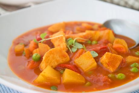Kolumbianische Poulet-Suppe