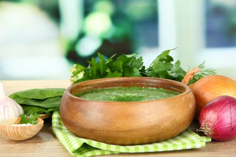 Spanische Spinatsuppe