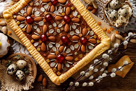 Polnischer Mazurek-Kuchen