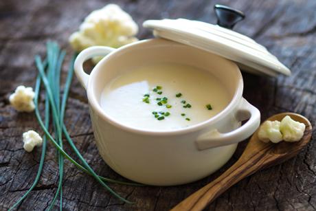 Blumenkohl-Suppe mit Ingwer