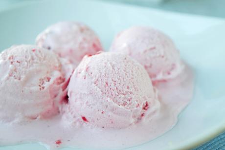 Erdbeer-Rahm-Glace
