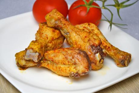 Feurige Pouletschenkel