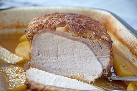 Schweinsbraten mit Kruste
