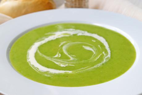 Grünerbsensuppe