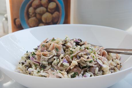 Wildreis-Schinkensalat