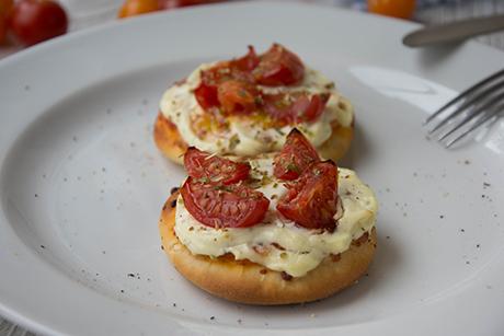 Vegetarische Mini-Pizze