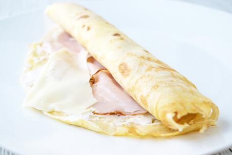 Bergkäse-Vollkorn-Crèpes