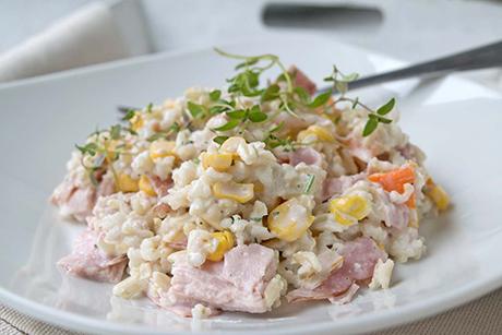 Reissalat mit Trutenbrust