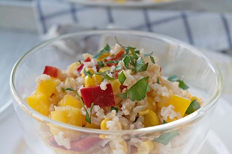 Schneller Reissalat