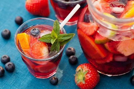 Alkoholfreier Fruchtpunsch