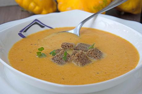 Kürbis-Riesling-Suppe