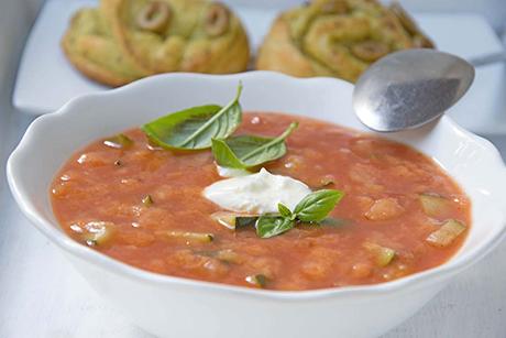 Bruschetta-Suppe