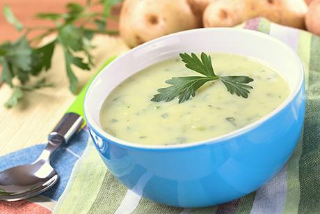 Kartoffel-Petersilien-Suppe